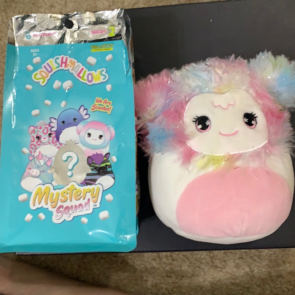 Squishmallow mystery squad zaylee Bigfoot